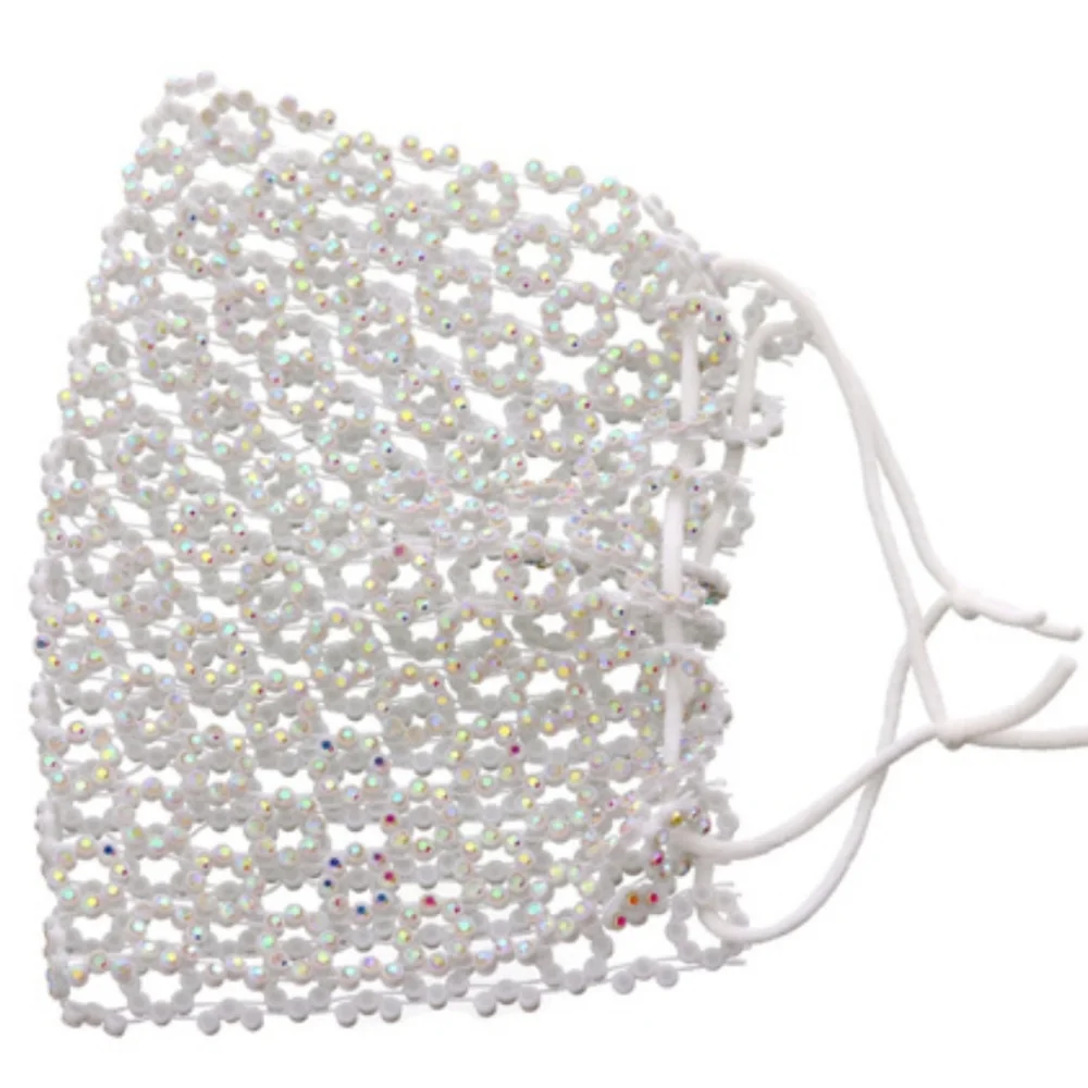 Rhinestone Fashion Face Mask